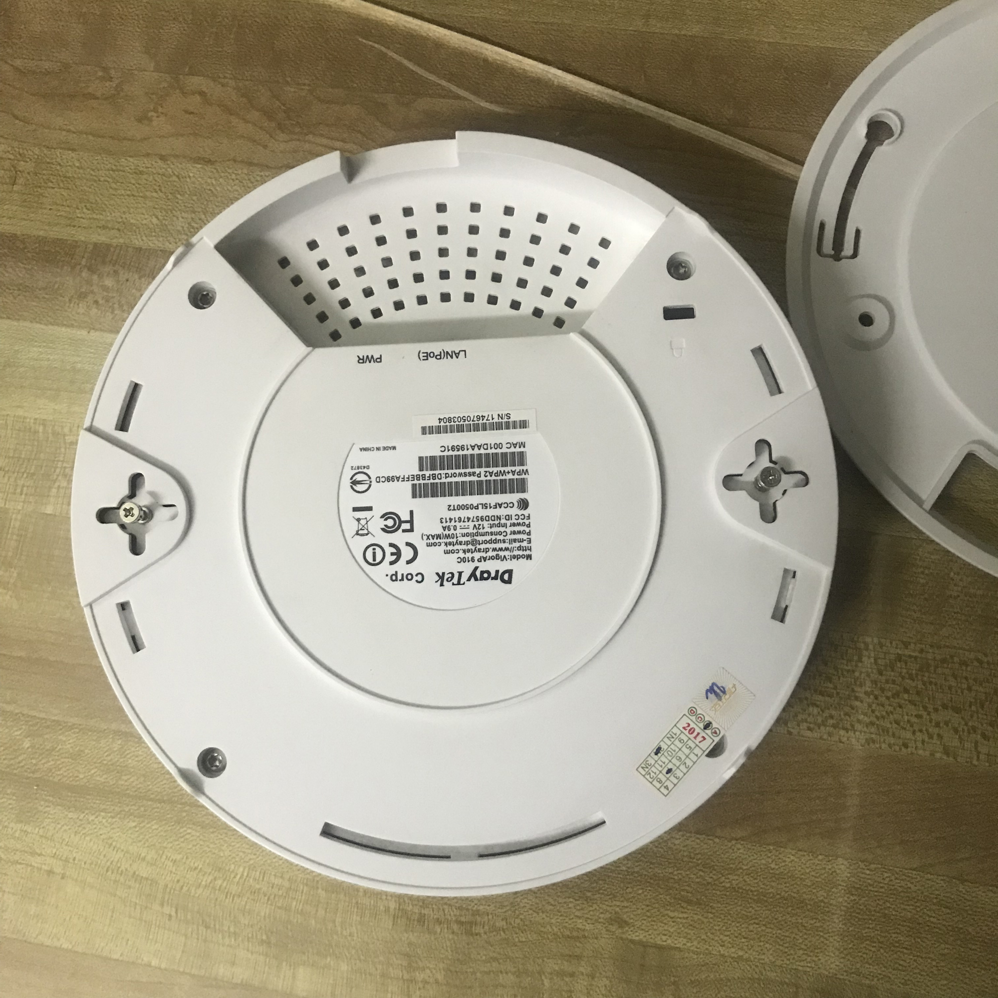 DrayTek VigorAP 910C Dual band (áp trần)