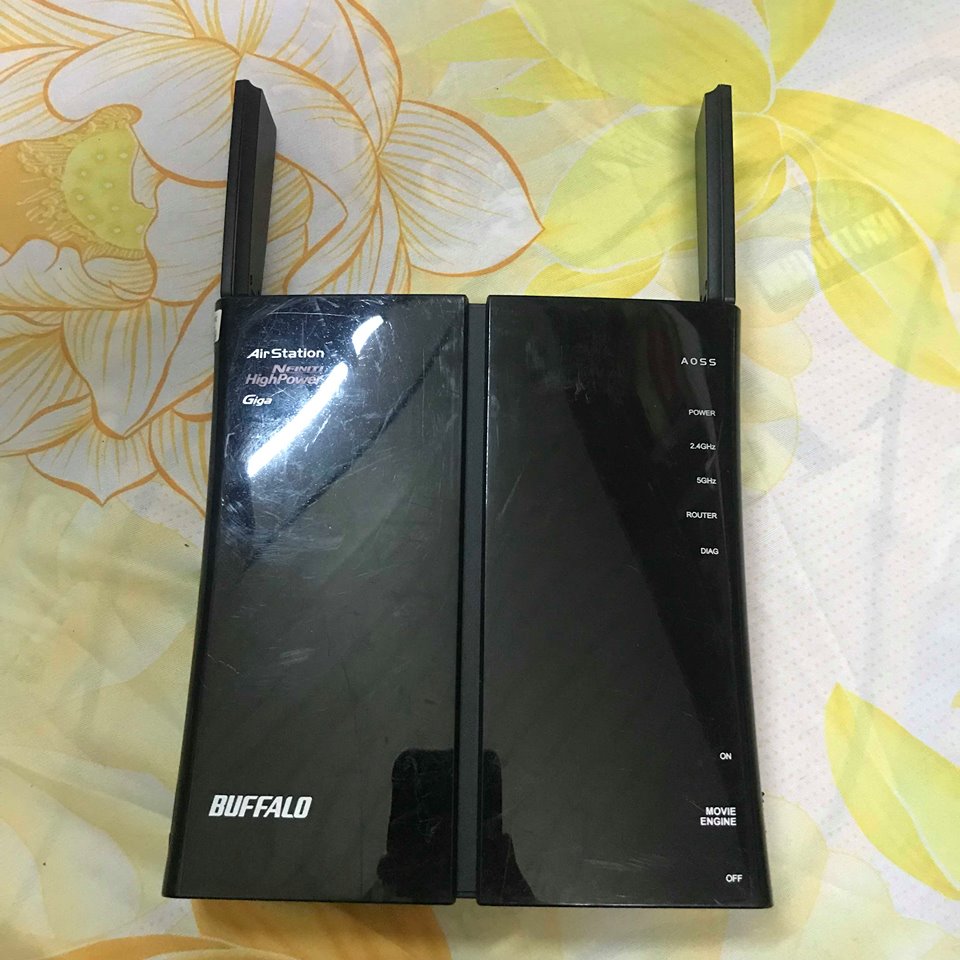 Router Buffalo WZR-600DHP dual-band 600Mbps hight power gigabit