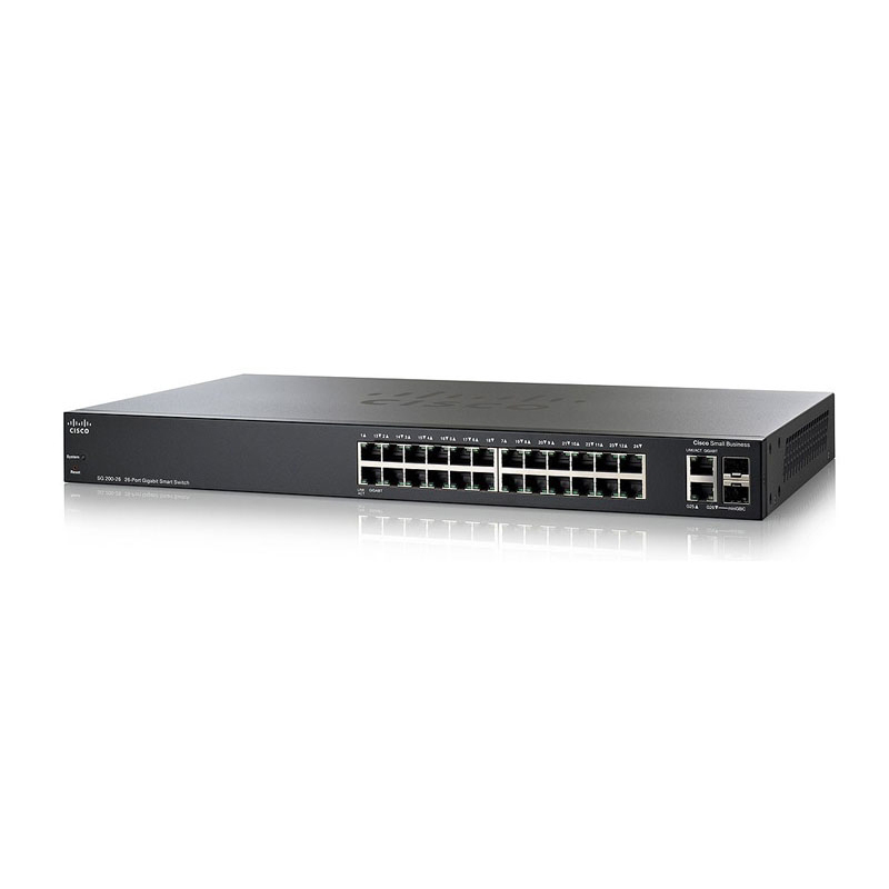 Cisco small business SG200-26 26 port gigabit smart switch