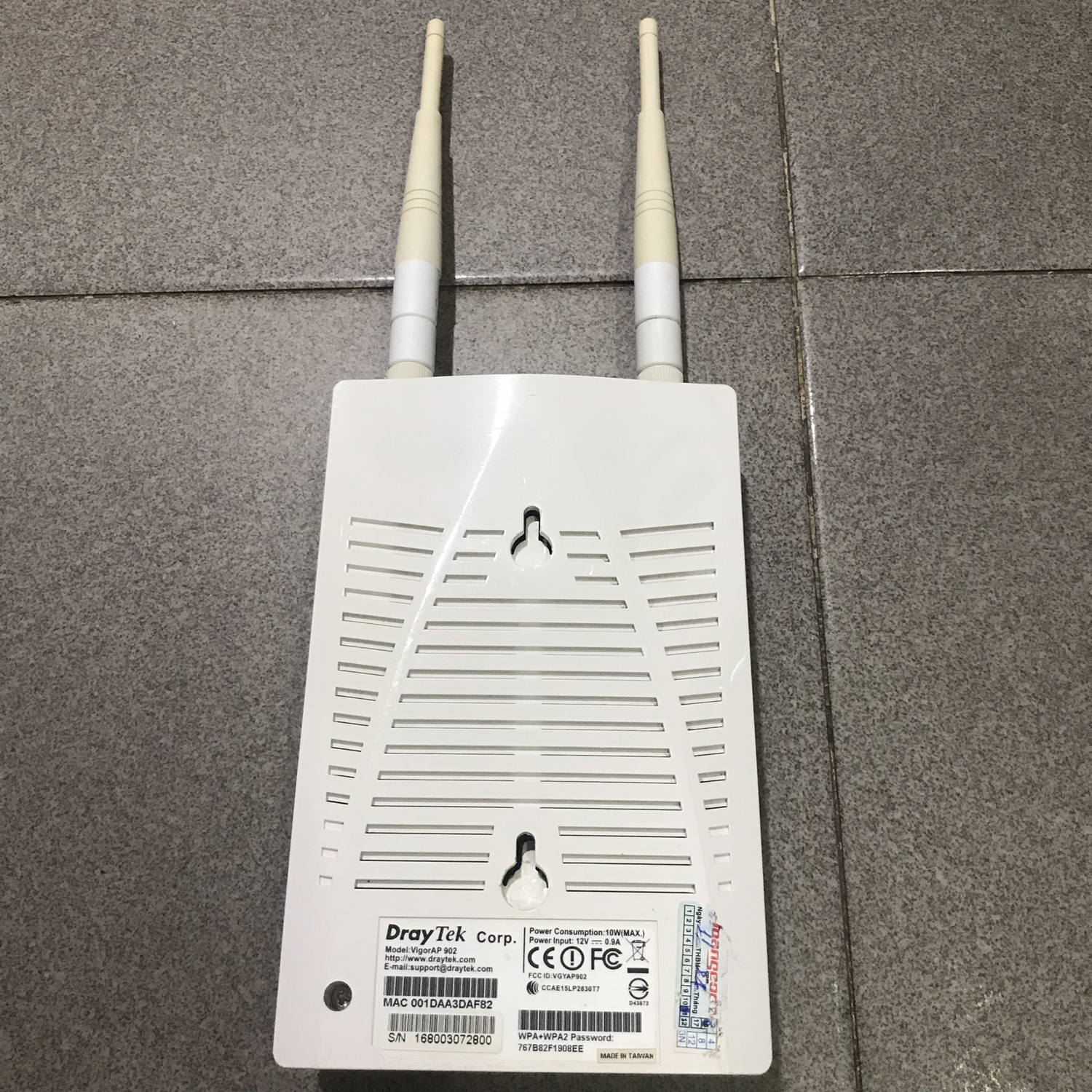 Bộ thu phát wifi Draytek VigorAP 902 Dual Band Gigabit AC Access Point PoE