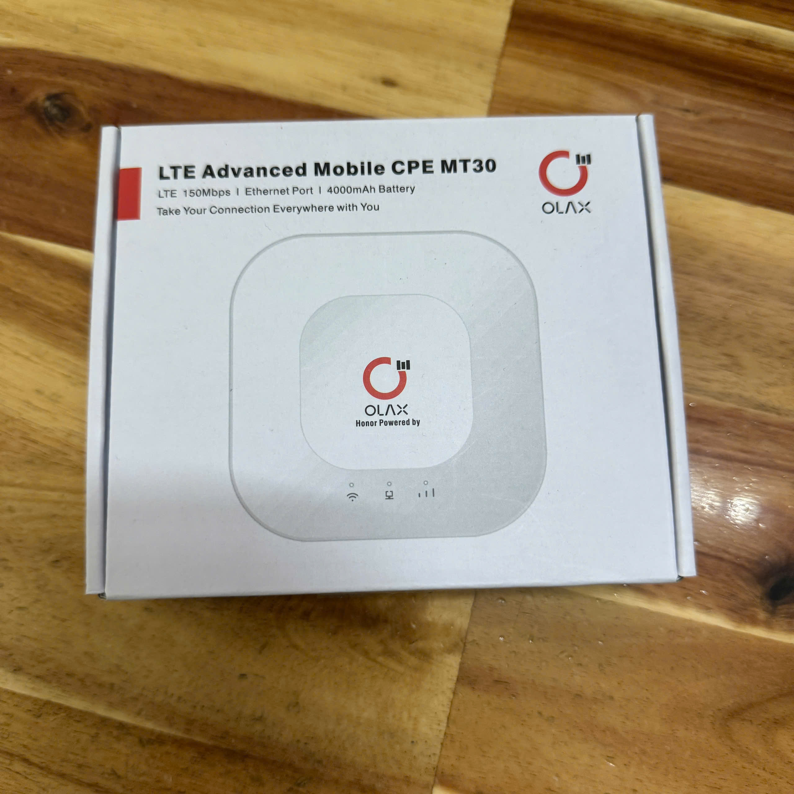 Phát wifi di động 4G LTE Olax CPE MT30 fullbox đẹp
