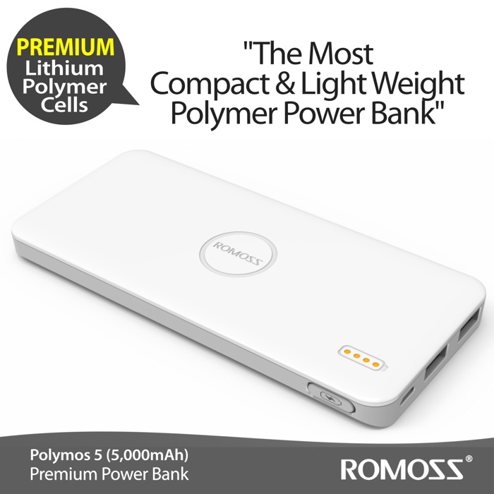 Pin sạc dự phòng Romoss polymoss 5 5000mAh