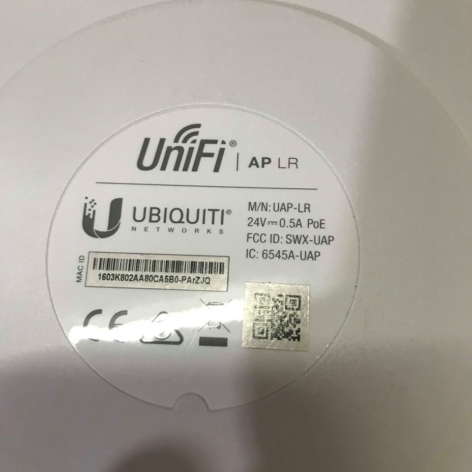 Wifi chuyên dụng Ubiquiti Unifi AP LR model UAP-LR likenew