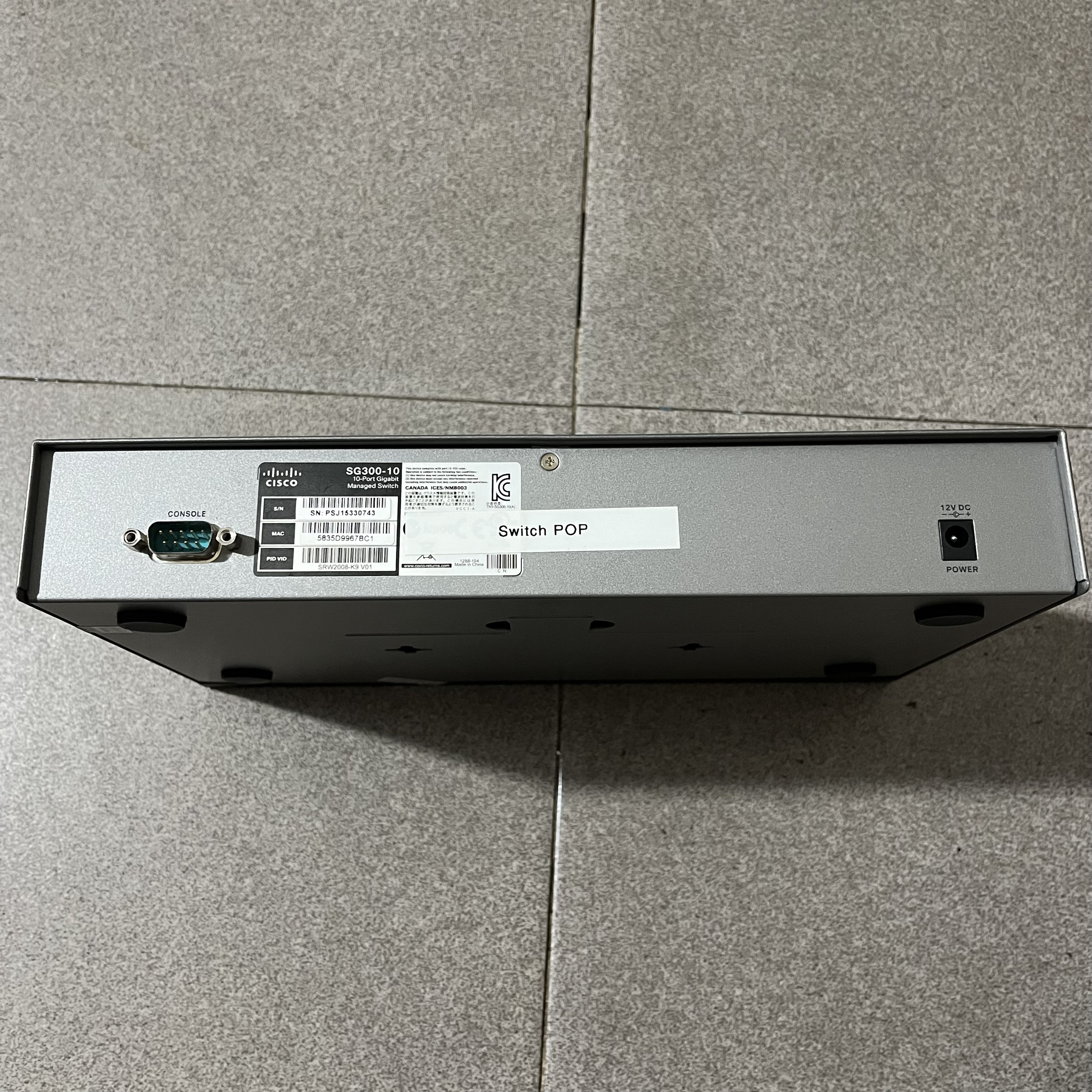 Bộ chia mạng Cisco SG300-10 L3 10-Port Gigabit Managed đẹp