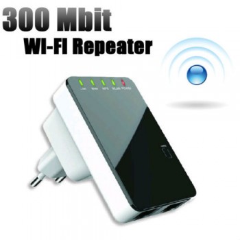  Wireless N-300Mbps Repeater / Router / AP / Client Bridge with-WPS-2-Ethernet-port